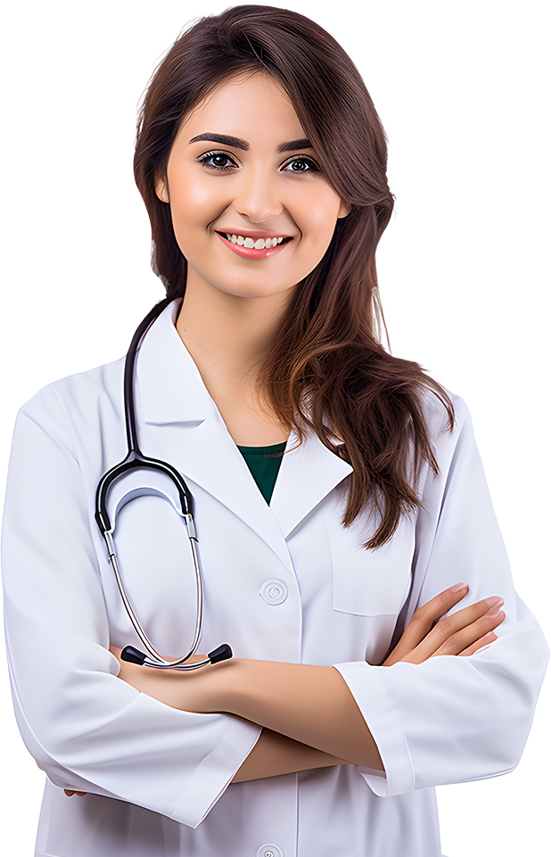 Healthcare professional representing engagement with patients through personalized communications